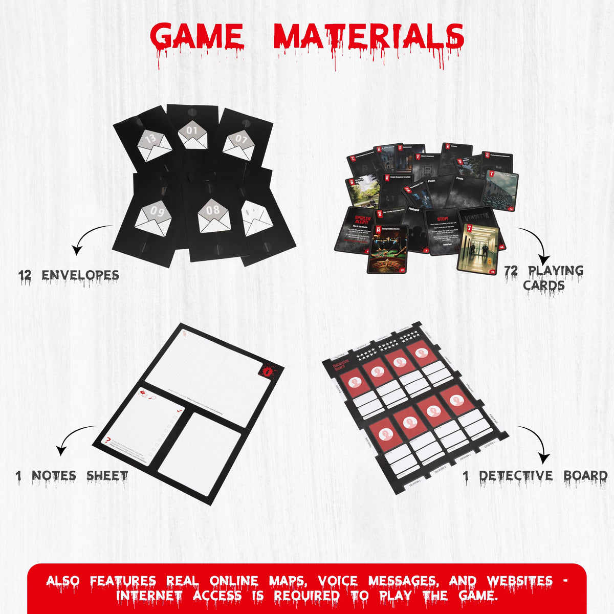 Thames & Kosmos Masters of Crime: Vendetta — Immersive Mafia Mystery Game for 1–5 Players