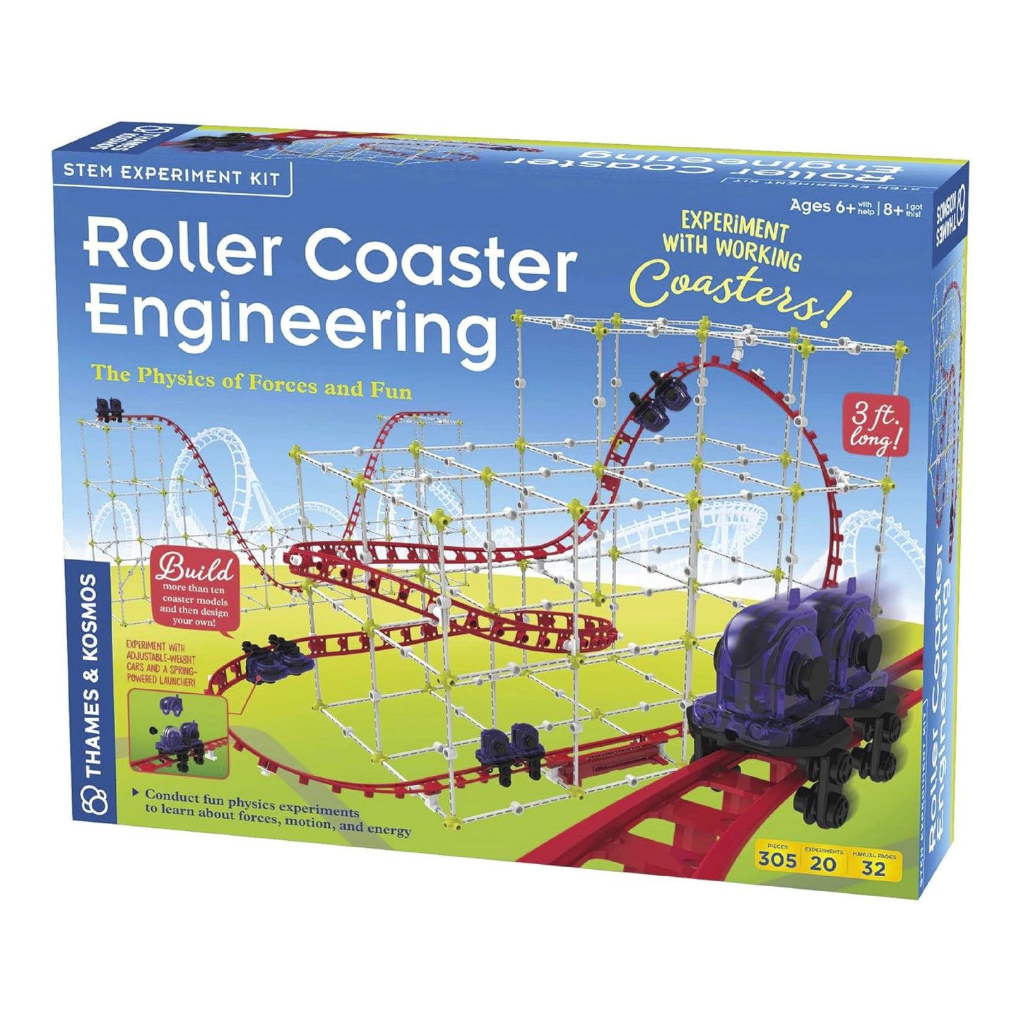 Thames & Kosmos Roller Coaster Engineering Kit | Build, Experiment & Explore Physics & Motion