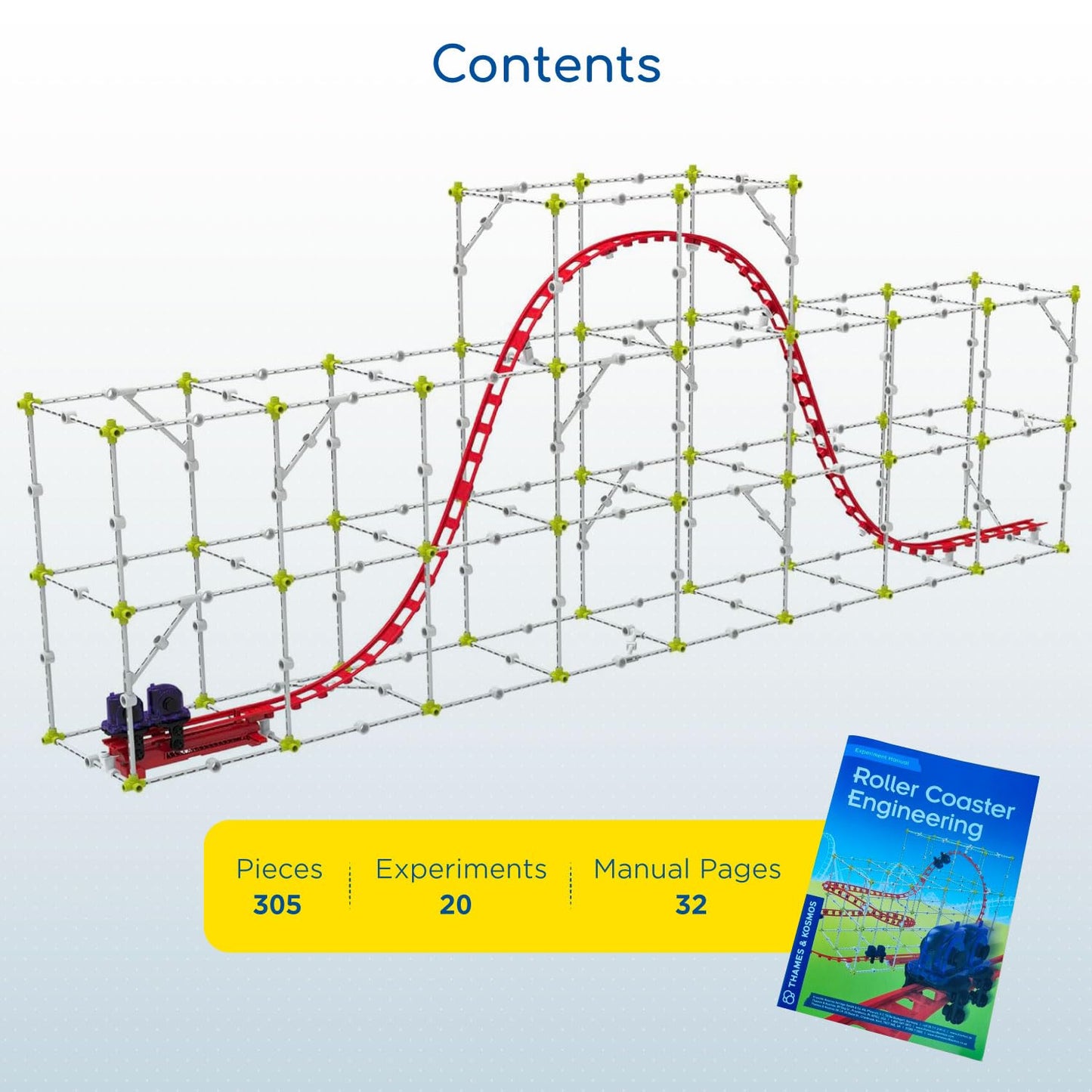 Thames & Kosmos Roller Coaster Engineering Kit | Build, Experiment & Explore Physics & Motion