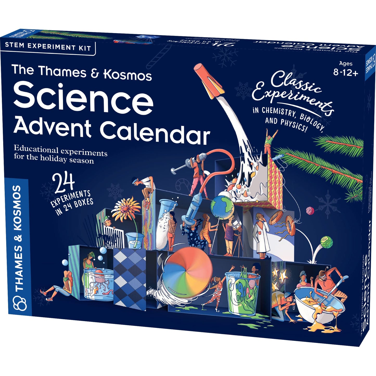 Thames & Kosmos Science Advent Calendar – 24 Daily STEM Experiments in Chemistry, Biology & Physics