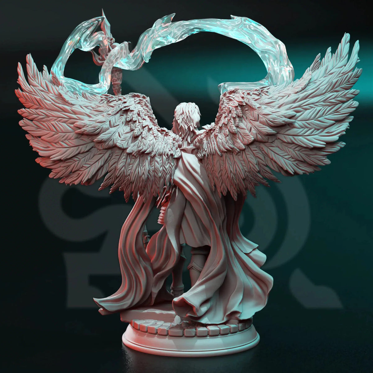 Tharavës – The Wise Warrior - 3D Printed Cleric Miniature