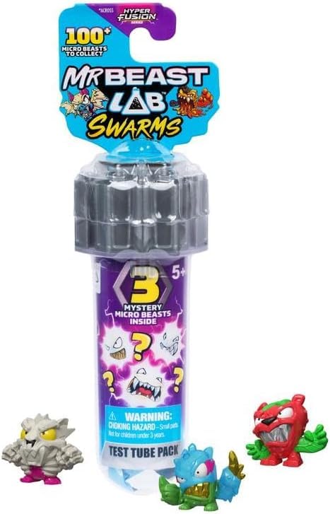 Tharos Distribution – Mr. Beast Lab 6.5-Inch Collector Figure with Briefcase & Test Tubes (Magma-Frost Panther)