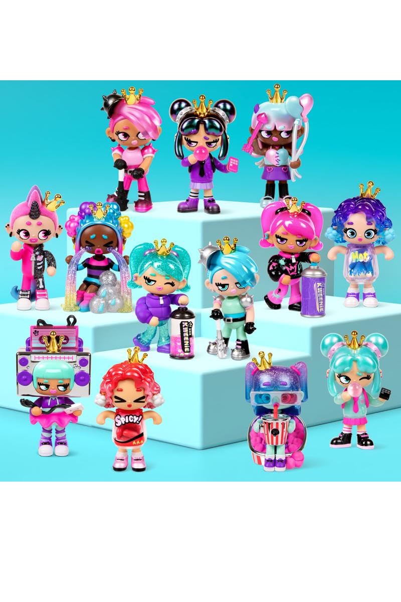 Tharos Distribution XOX Kweenie 4-Inch Mystery Figurine 4-Pack | Quirky & Fearless Kweens