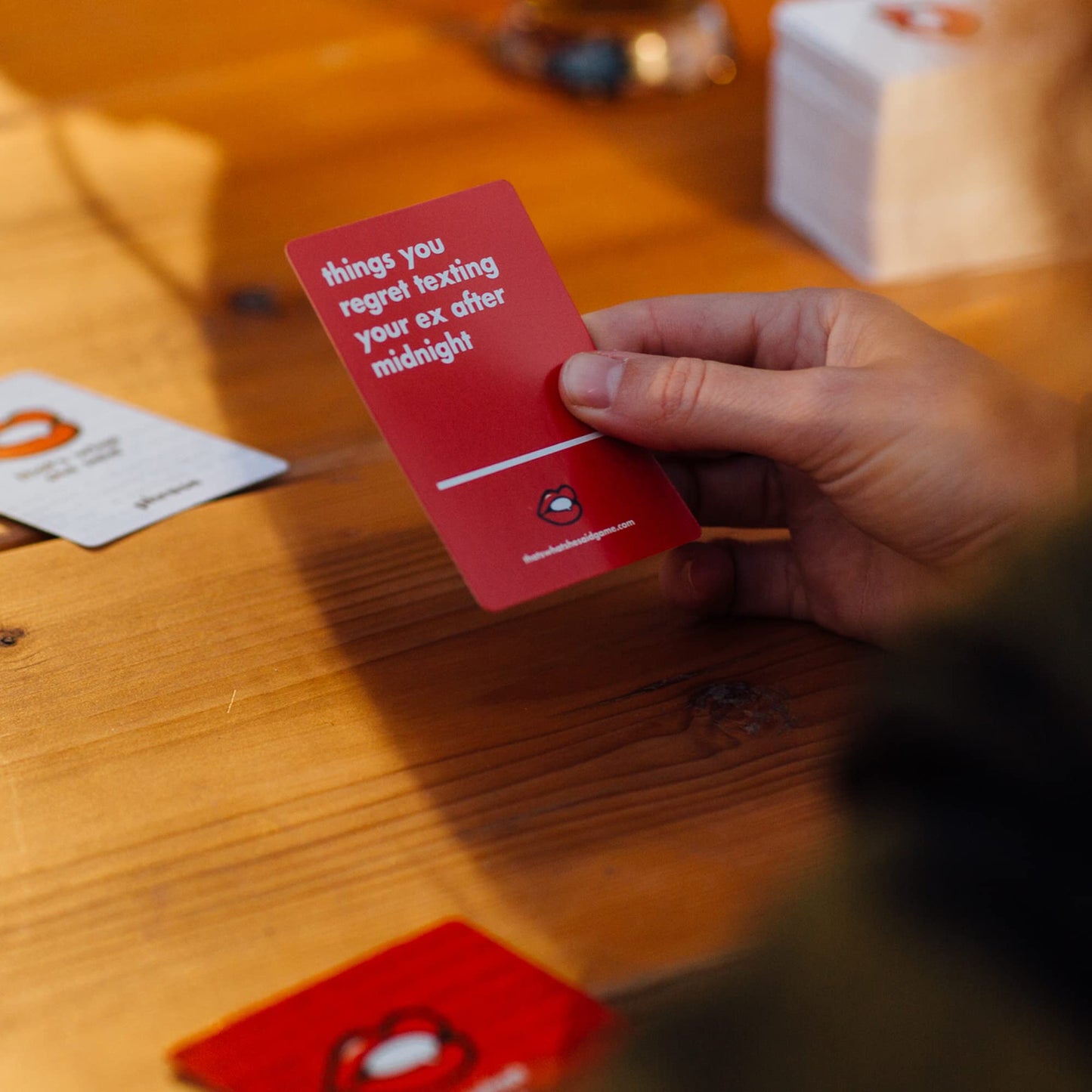 That's What She Said Game - Hilariously Twisted Adult Party Game (White & Red) | That's What She Said