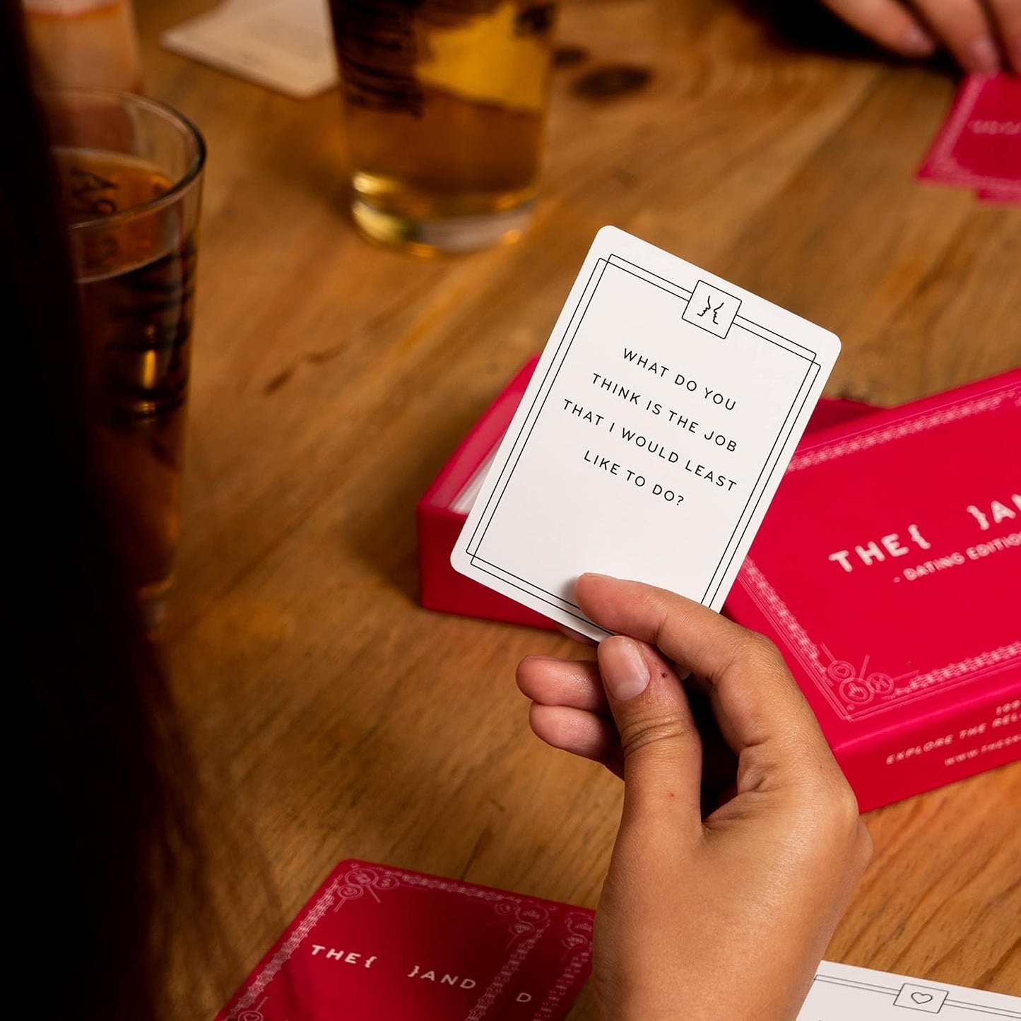 THE AND Dating Edition – 199 Thoughtful Conversation Cards for Dating Couples | Date Night Card Game for Adults