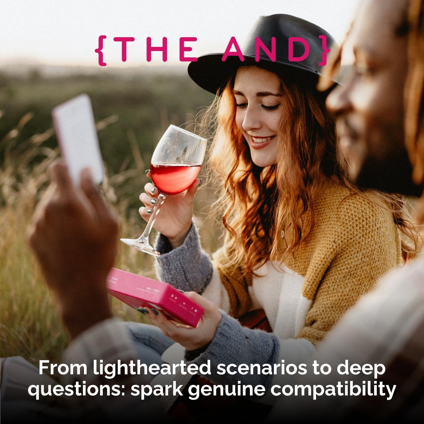 THE AND Dating Edition – 199 Thoughtful Conversation Cards for Dating Couples | Date Night Card Game for Adults