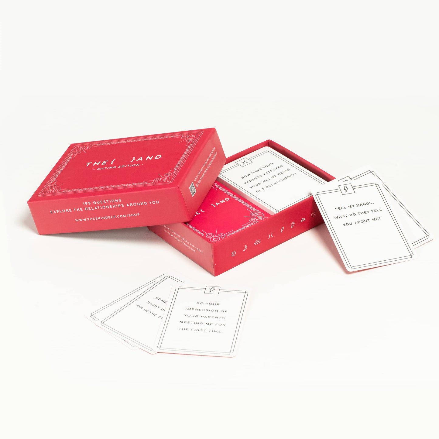 THE AND Dating Edition – 199 Thoughtful Conversation Cards for Dating Couples | Date Night Card Game for Adults