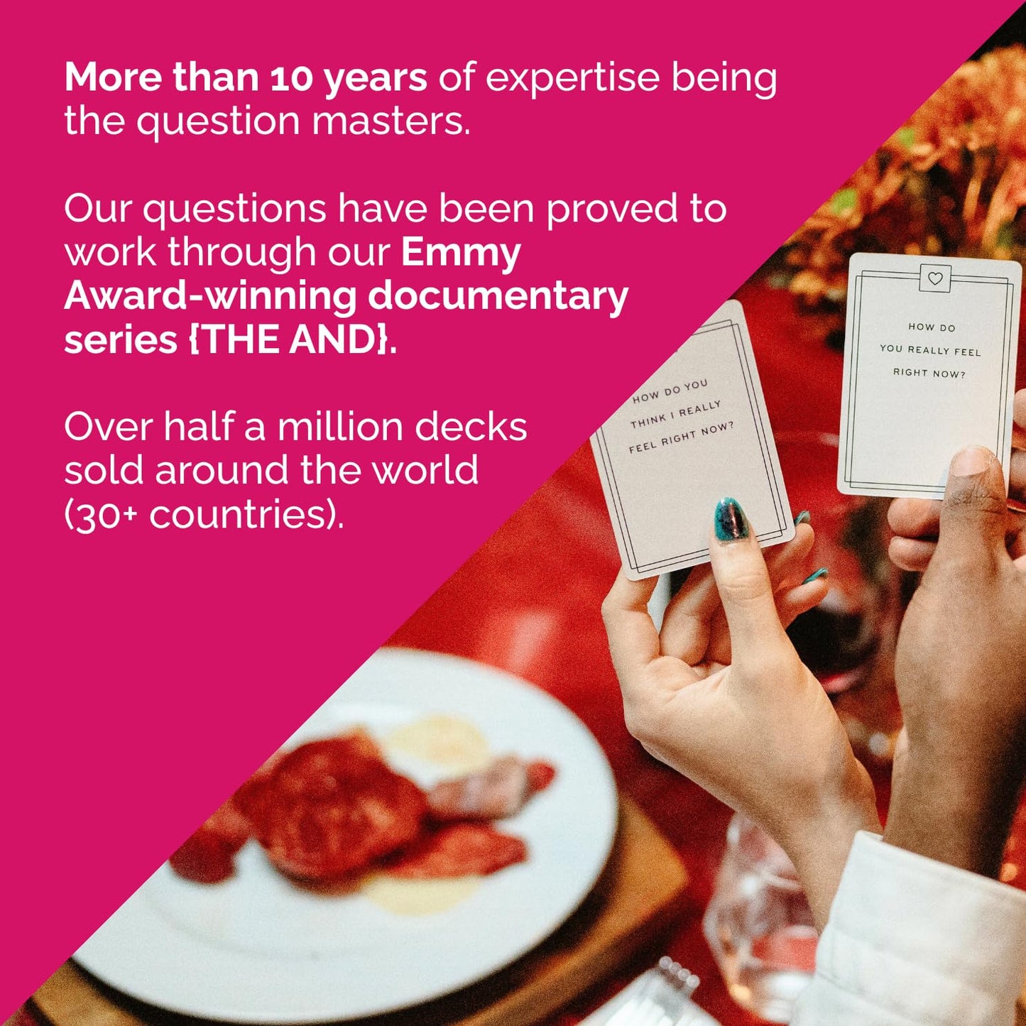 THE AND Dating Edition – 199 Thoughtful Conversation Cards for Dating Couples | Date Night Card Game for Adults