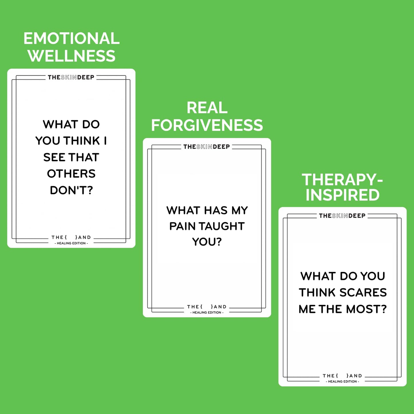 THE AND Healing Edition — 199 Question Cards to Heal Strained Relationships | Reconnect by Understanding & Releasing Hurt Feelings
