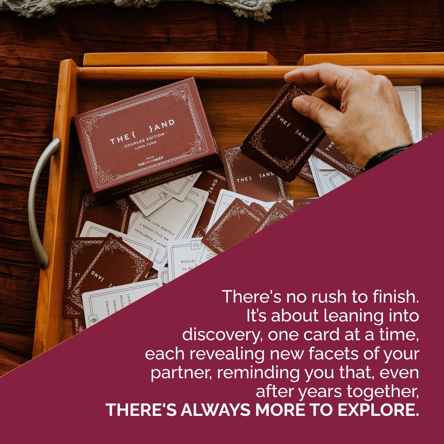 THE AND Long Term Couples Edition – 199 Meaningful Conversation Cards for Couples