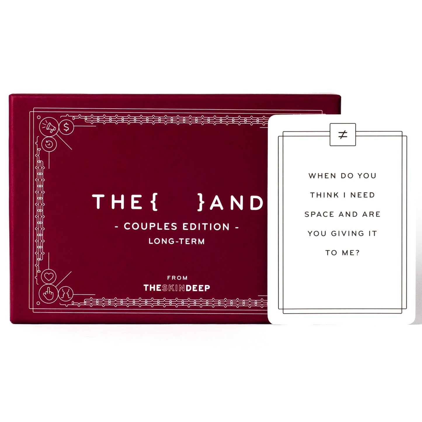 THE AND Long Term Couples Edition – 199 Meaningful Conversation Cards for Couples