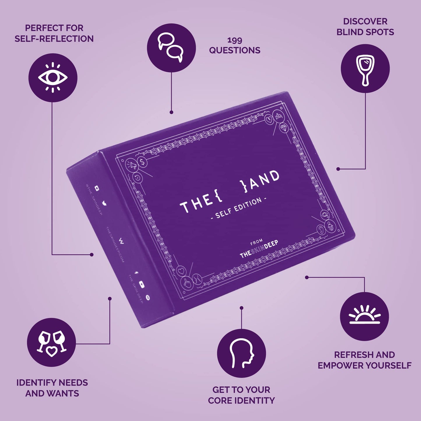 THE AND Self Love Edition — 199 Reflection Cards for Mindfulness & Introspection
