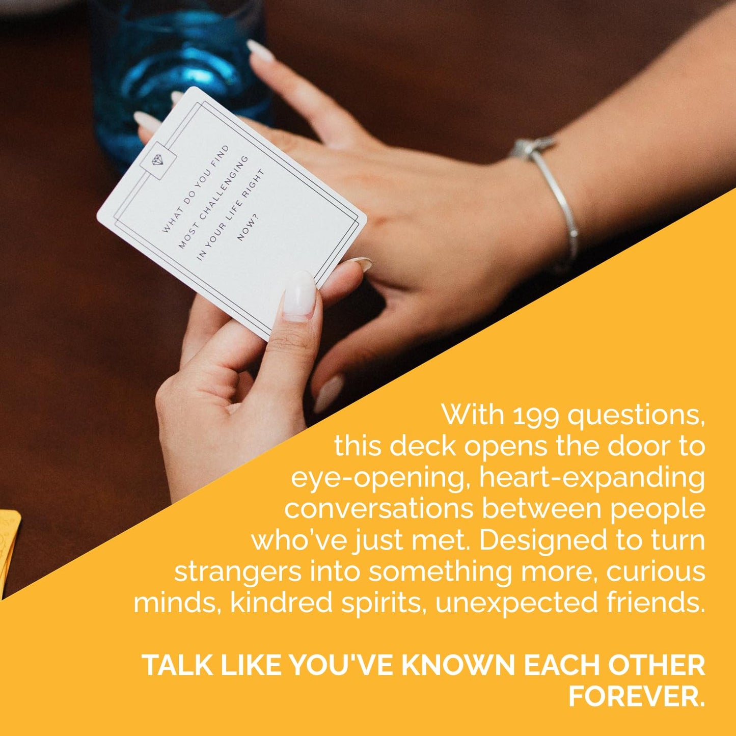 THE AND Strangers Edition — Conversation Starter Card Game for Real Connections | The Skin Deep