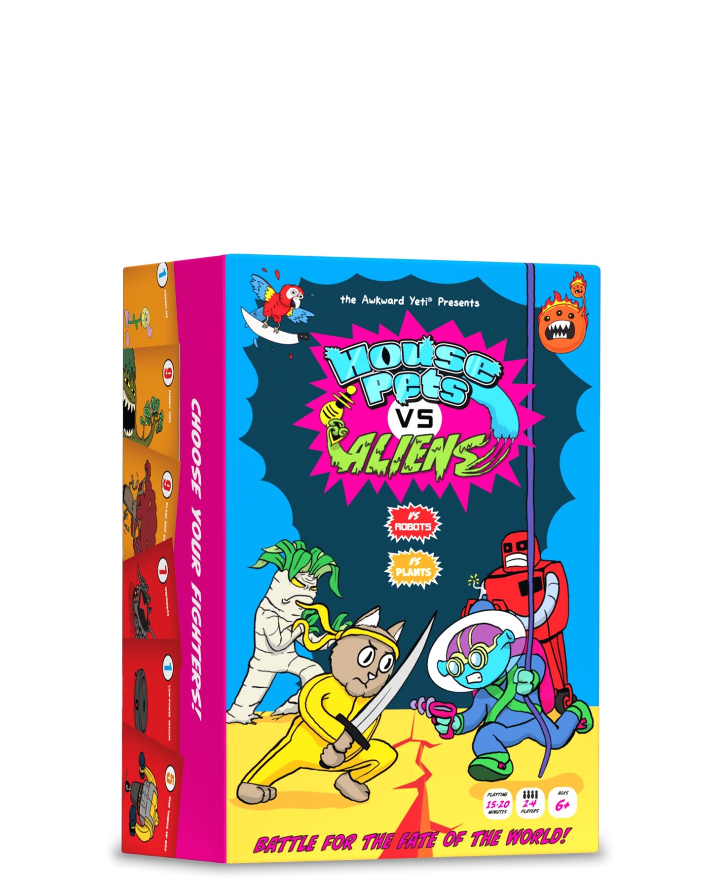 The Awkward Yeti House Pets vs. Aliens Card Game — Family Fun for Kids & Teens