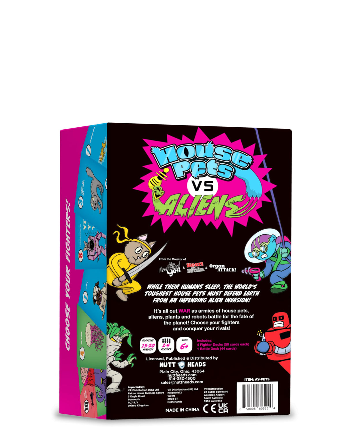 The Awkward Yeti House Pets vs. Aliens Card Game — Family Fun for Kids & Teens