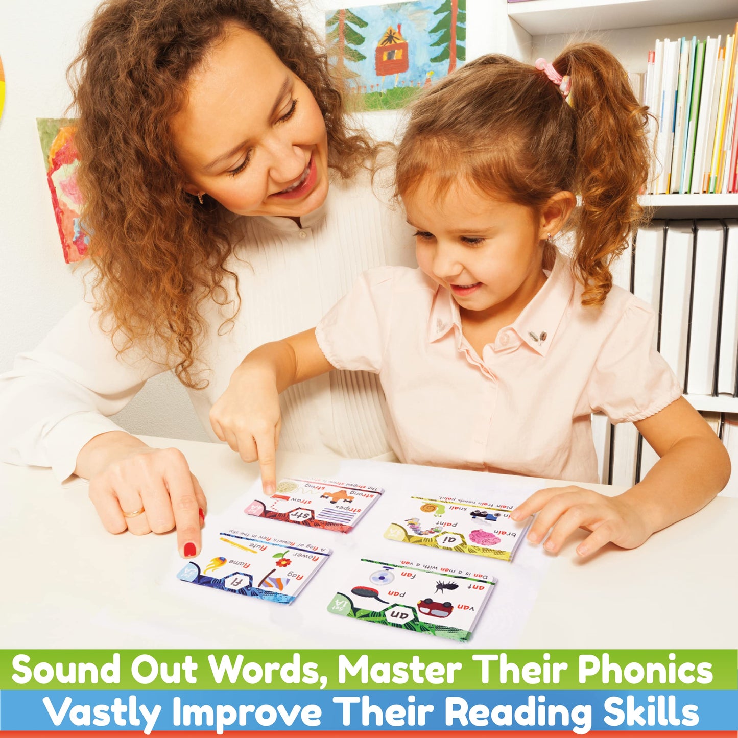 THE BAMBINO TREE Phonics Flash Cards – Learn to Read in 20 Stages (Ages 4-8)