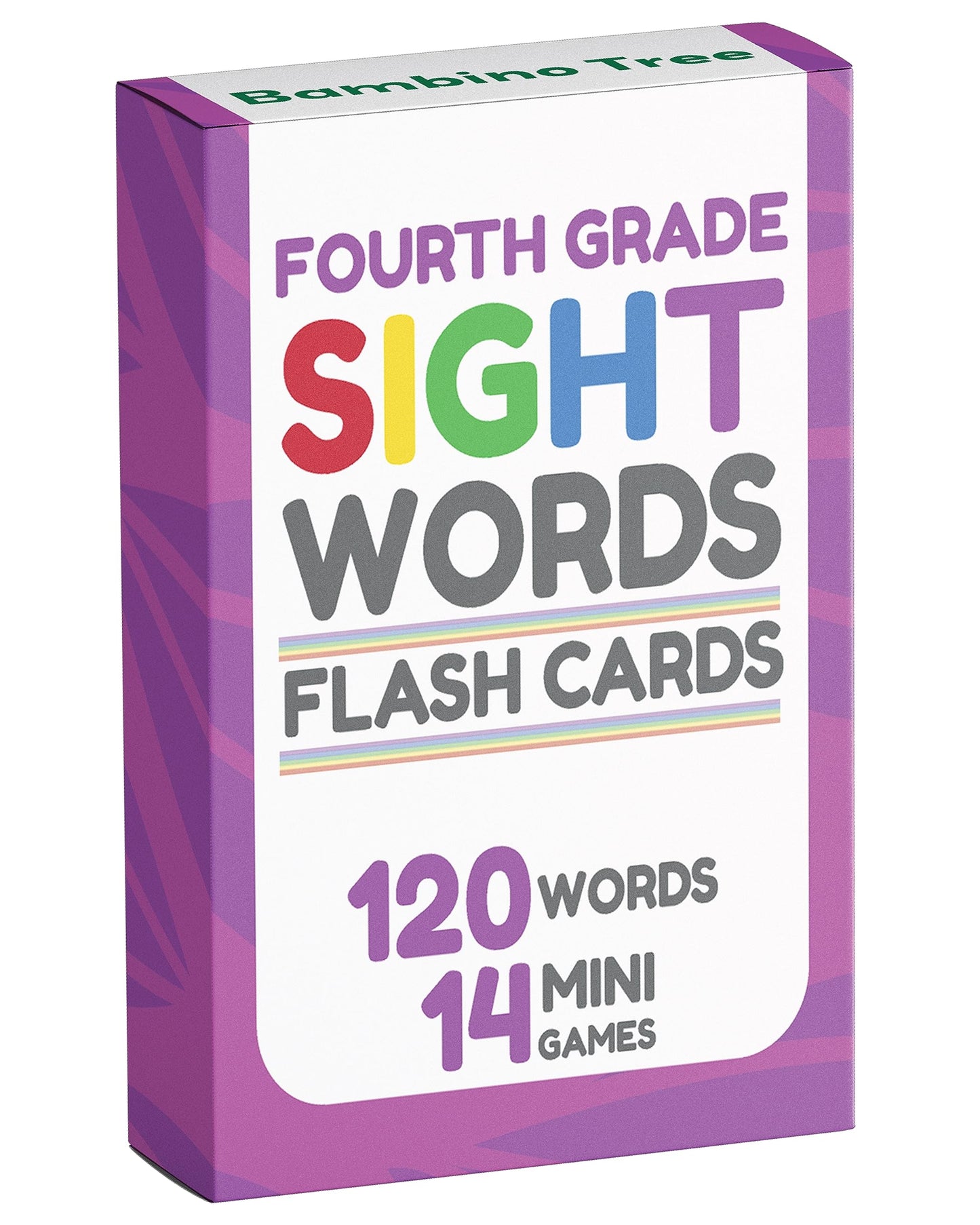 Sight Words Flash Cards 4th Grade – 120 High-Frequency Words (Dolch & Fry) | The Bambino Tree