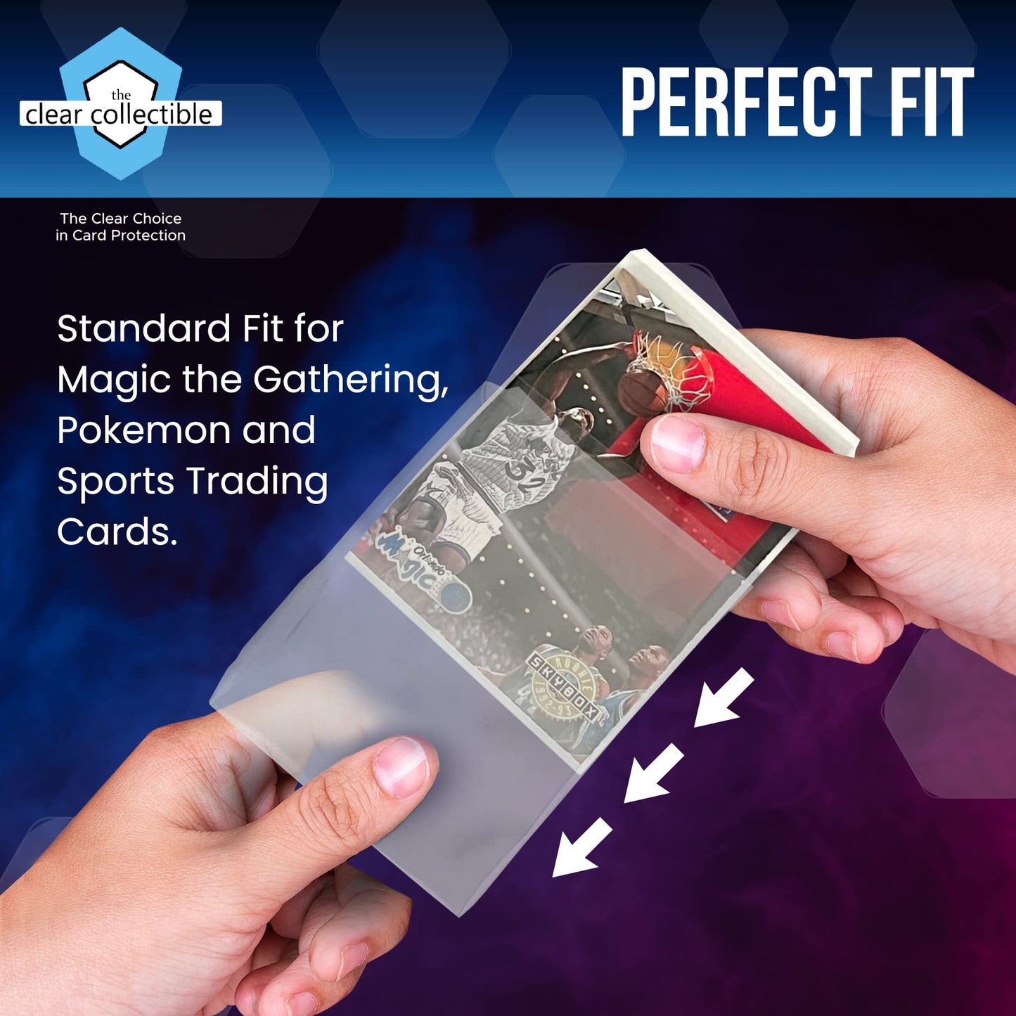 The Clear Collectible Penny Sleeves – 100 Count Clear Trading Card Sleeves