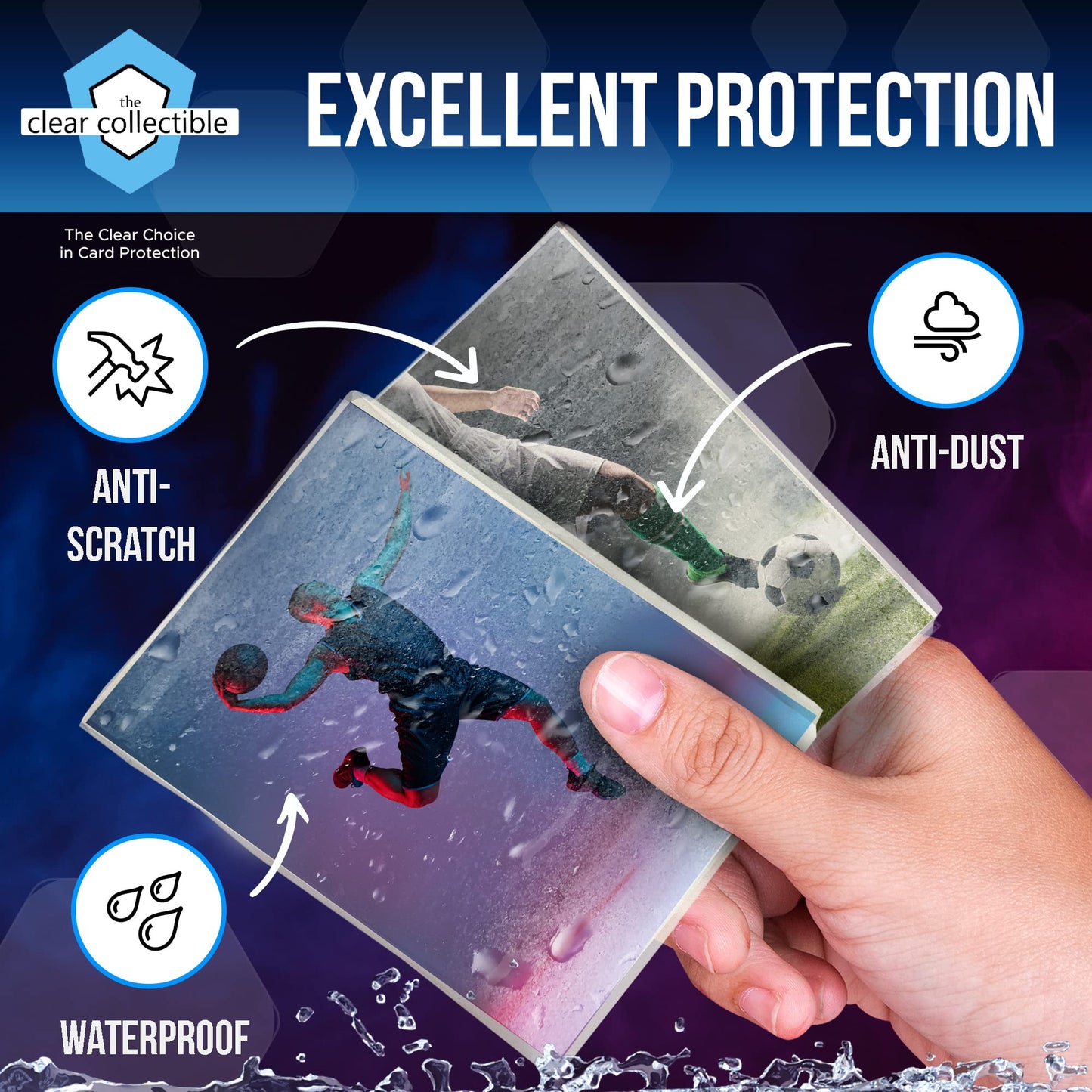 The Clear Collectible Penny Sleeves – 100 Count Clear Trading Card Sleeves