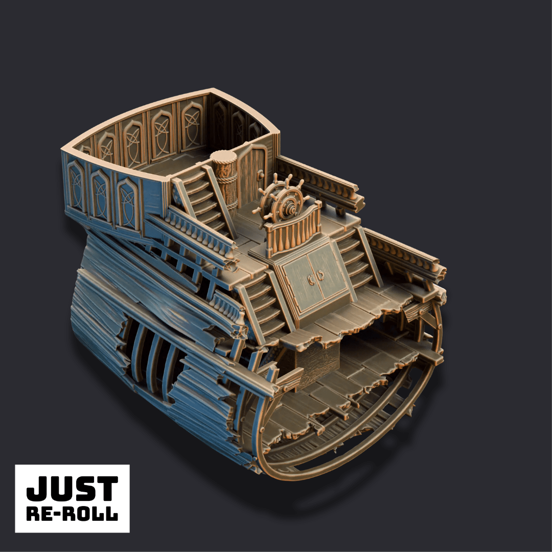 The Damned Galleon - 3D Printed Shipwreck Terrain