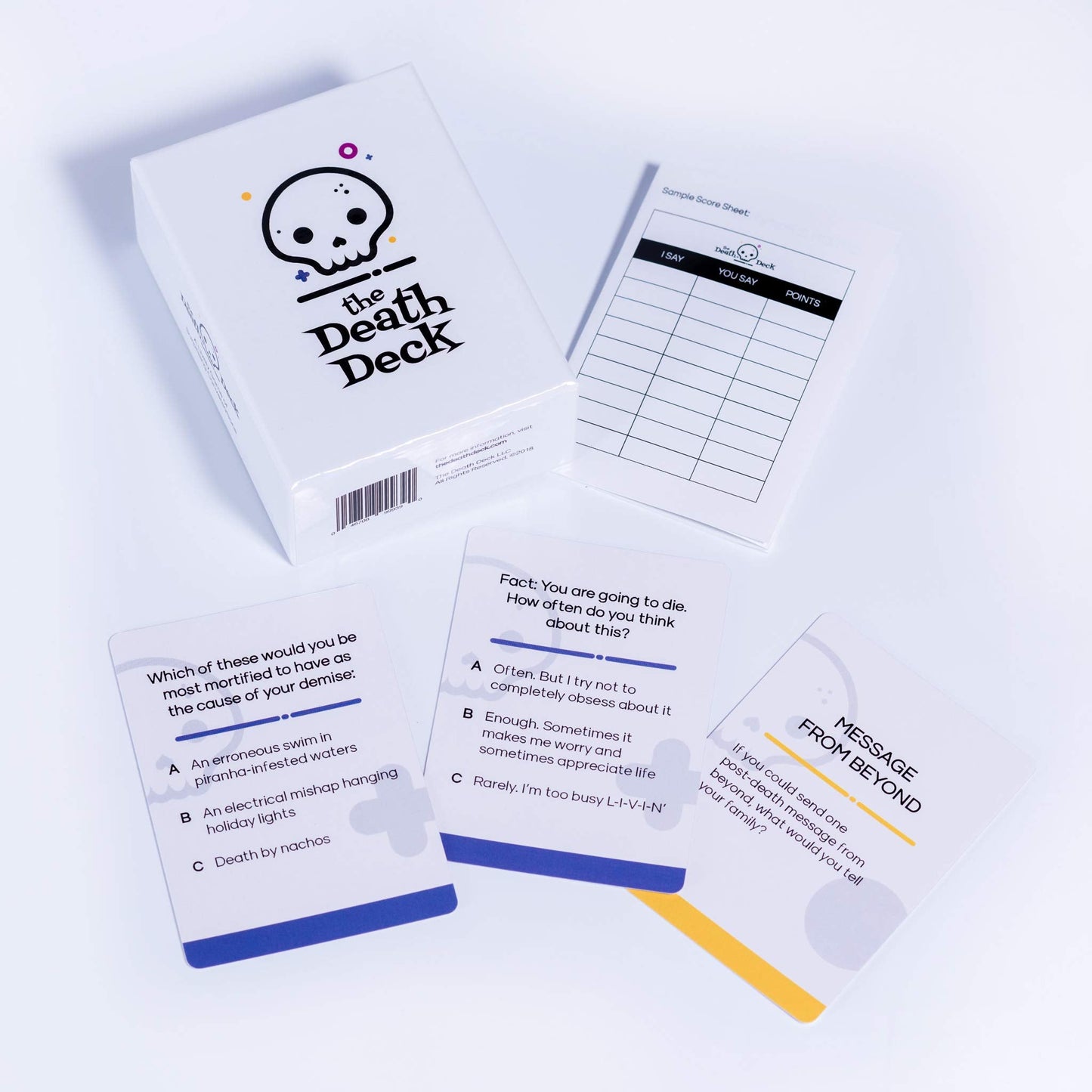 The Death Deck — A Lively Game of Surprising Conversations About Life and Death