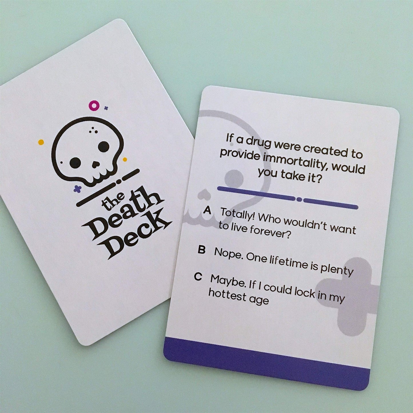 The Death Deck — A Lively Game of Surprising Conversations About Life and Death