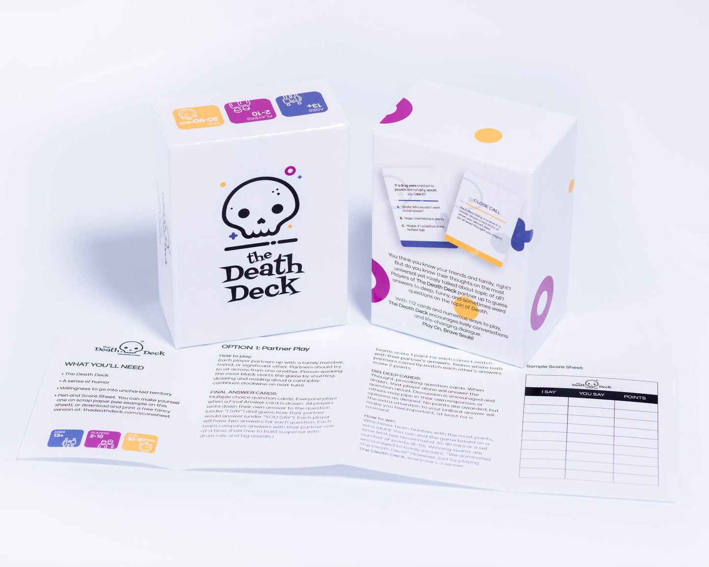The Death Deck — A Lively Game of Surprising Conversations About Life and Death
