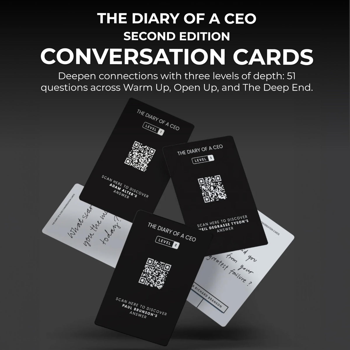 Diary of a CEO Conversation Cards 2nd Edition – Couples Card Game for Intimacy & Connection