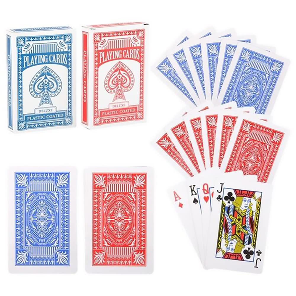 The Dreidel Company 24-Pack Playing Cards Decks – 2.25 x 3.5 Inch, Party & Gift Pack
