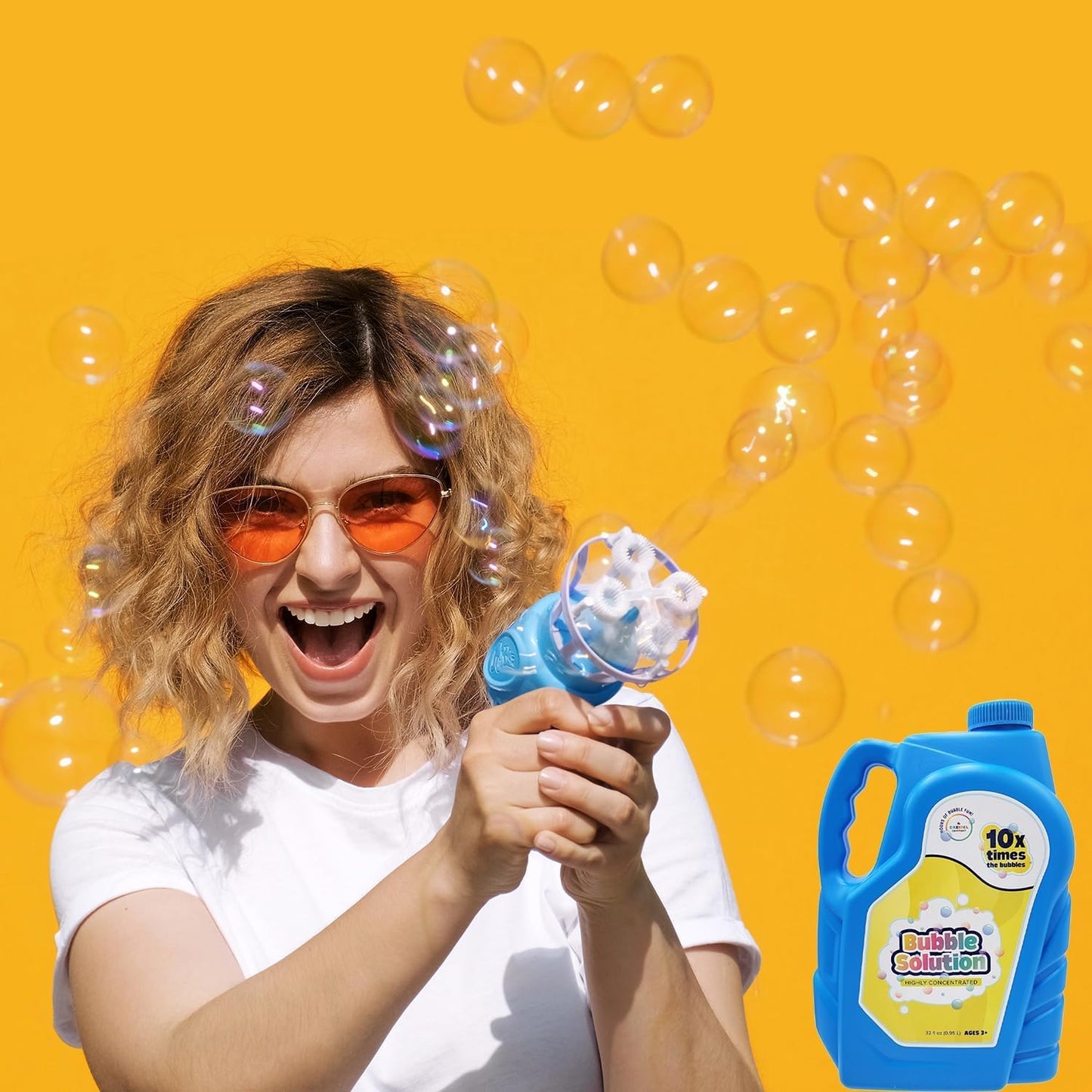 32 oz Concentrated Bubble Solution | The Dreidel Company | Refills Up to 2.5 Gallons | Non-Toxic