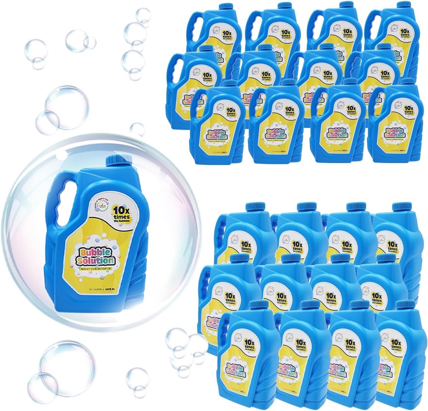 32 oz Concentrated Bubble Solution | The Dreidel Company | Refills Up to 2.5 Gallons | Non-Toxic