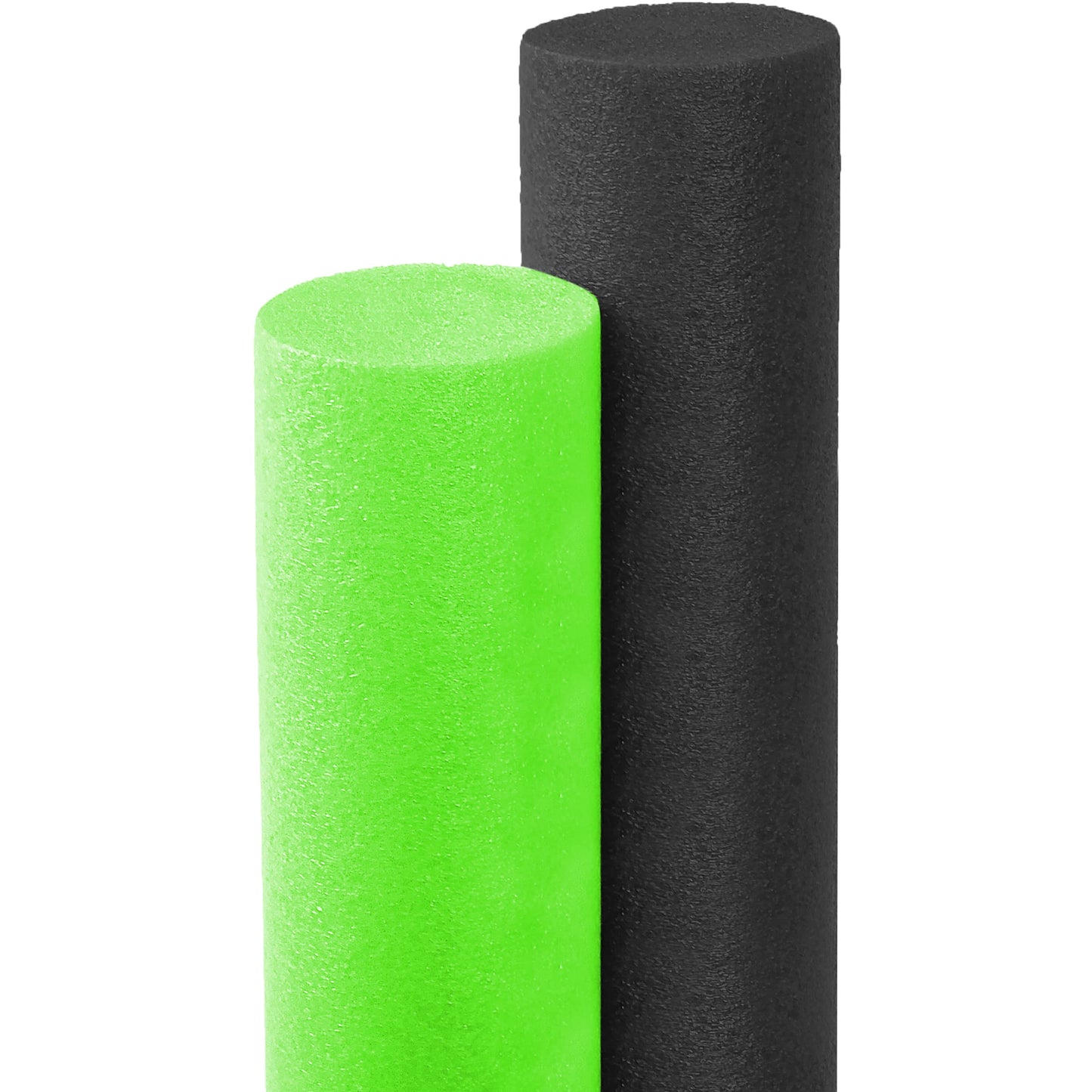 The Dreidel Company Floating Pool Noodles Foam Tube - 52 Inches Long, 2-Pack, Deluxe Foam, Assorted Colors
