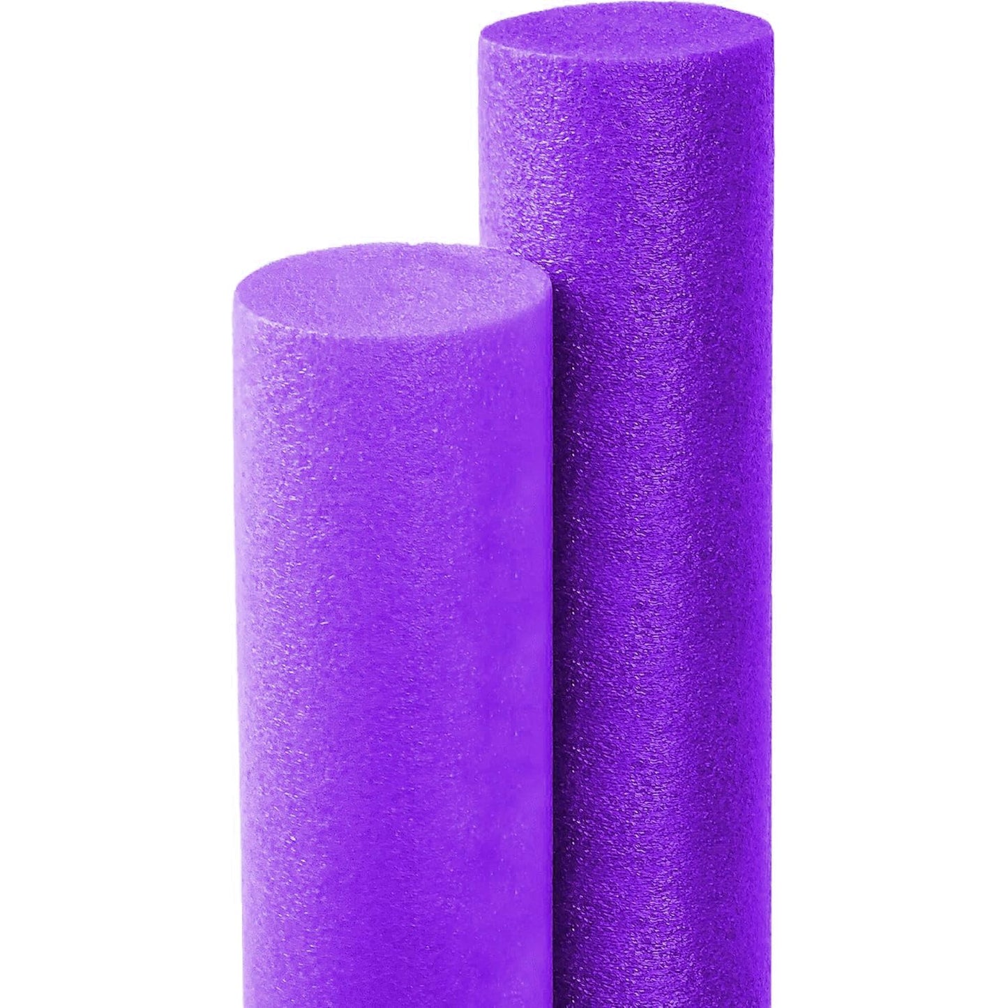 The Dreidel Company Floating Pool Noodles – Thick 52-Inch Foam Tubes, 2 Pack, Assorted Colors (Purple Included)