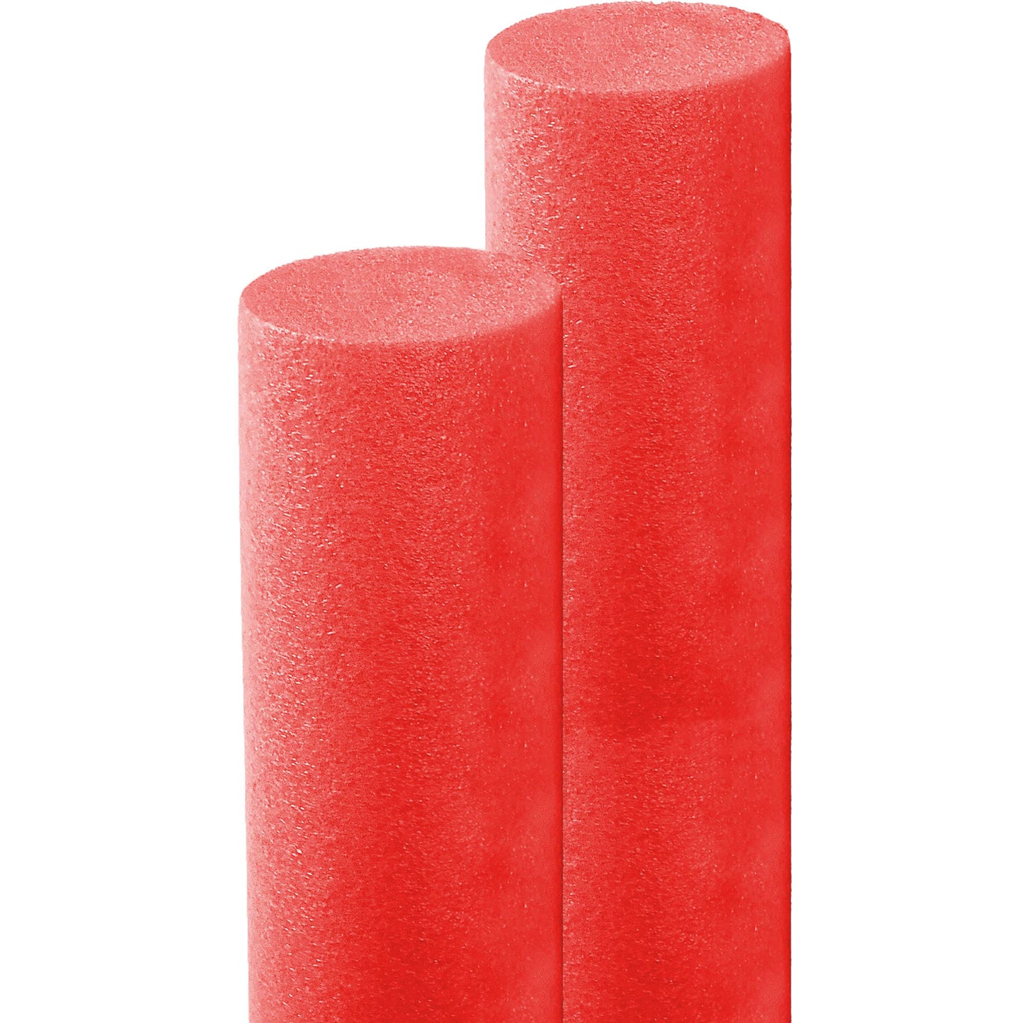 The Dreidel Company Floating Pool Noodles – 52 in Deluxe Foam Tubes (Red), 2 Pack
