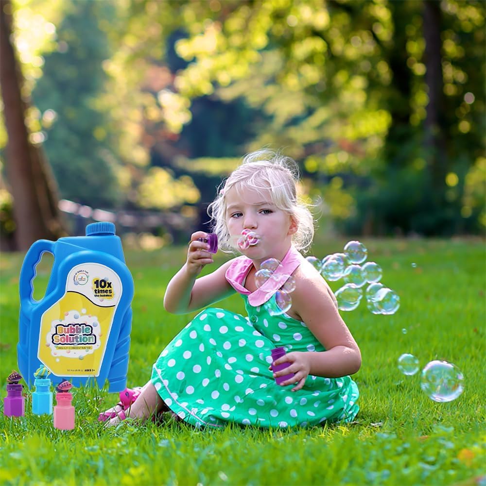 32 oz Concentrated Bubble Solution | The Dreidel Company | Refills Up to 2.5 Gallons | Non-Toxic