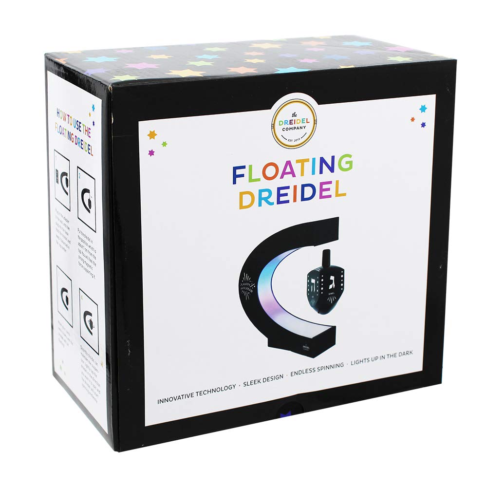 The Dreidel Company Hanukkah Floating Dreidels – Levitating Chanukah Decor