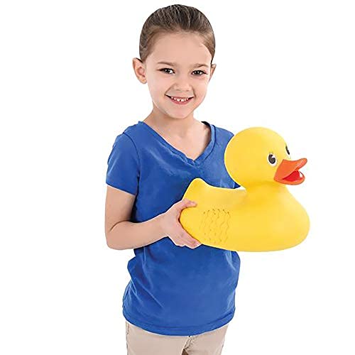 The Dreidel Company Jumbo Rubber Ducky 10.5-Inch – Classic Large Bath Toy for Fun-Filled Baths (Single)