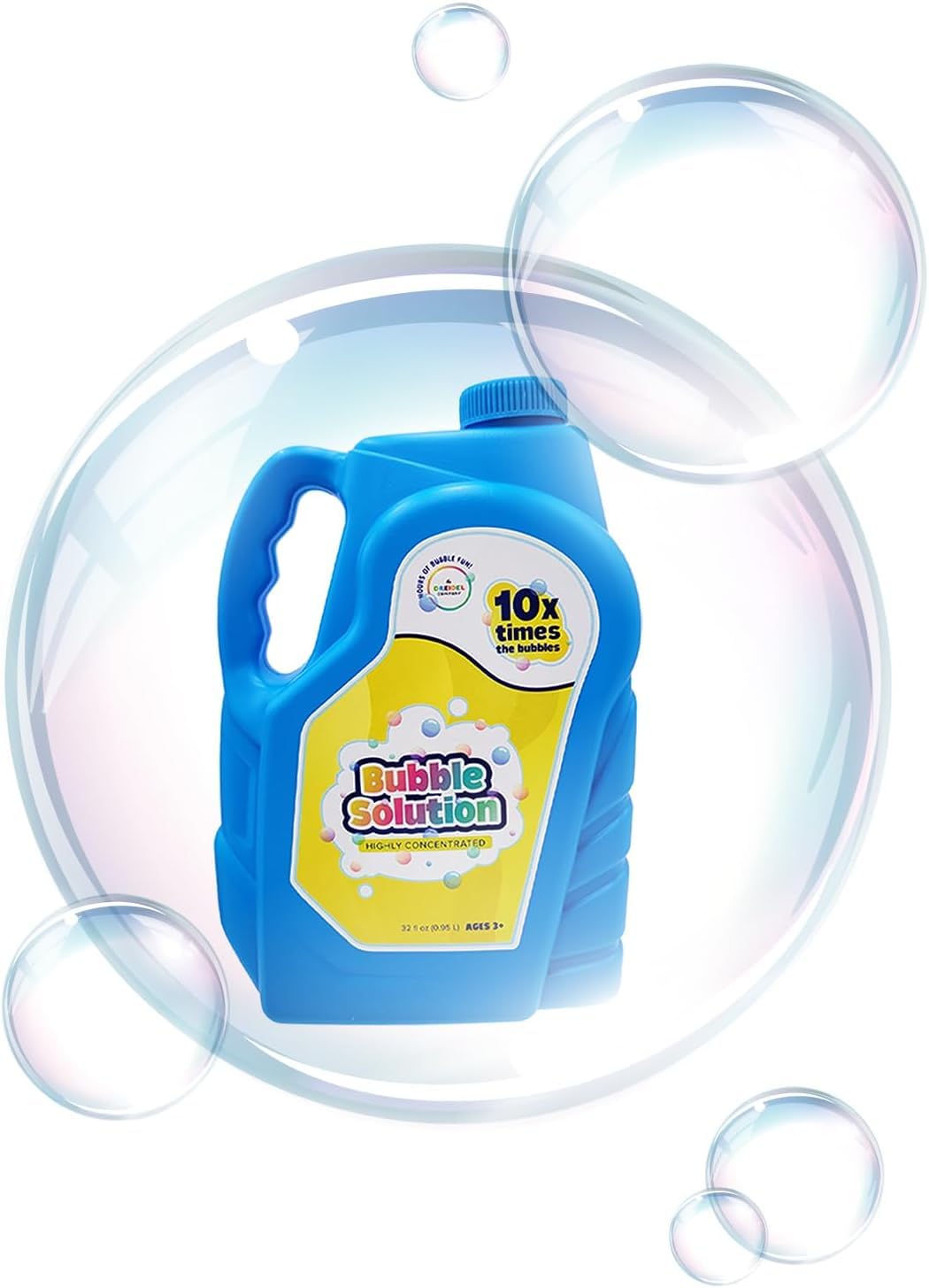 32 oz Concentrated Bubble Solution | The Dreidel Company | Refills Up to 2.5 Gallons | Non-Toxic