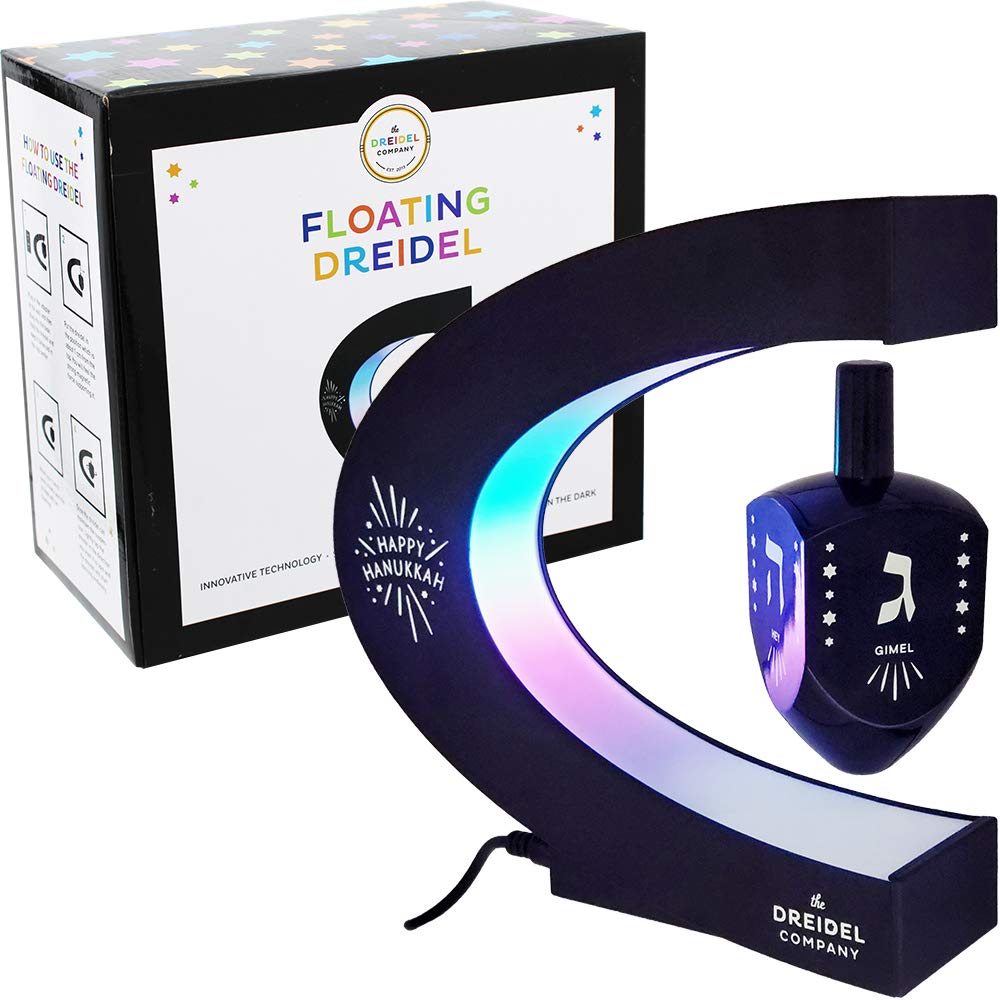 The Dreidel Company Hanukkah Floating Dreidels – Levitating Chanukah Decor
