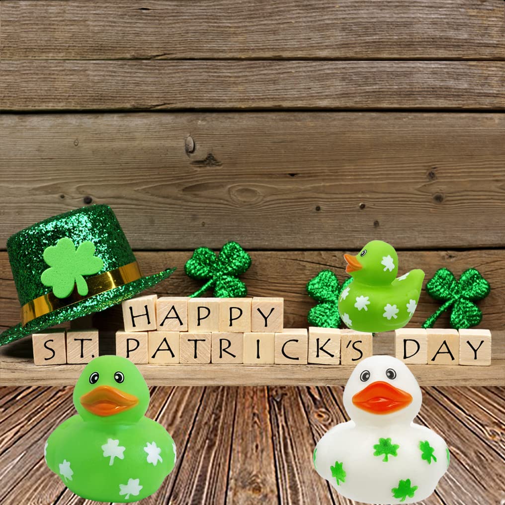 St. Patrick's Shamrock Rubber Duck 12-Pack – Pirate Bath Toys