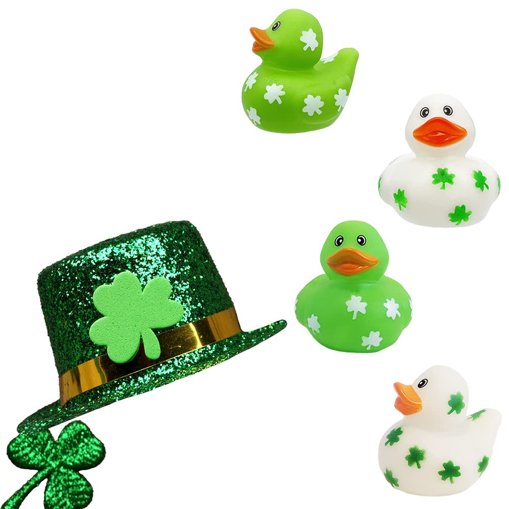 St. Patrick's Shamrock Rubber Duck 12-Pack – Pirate Bath Toys