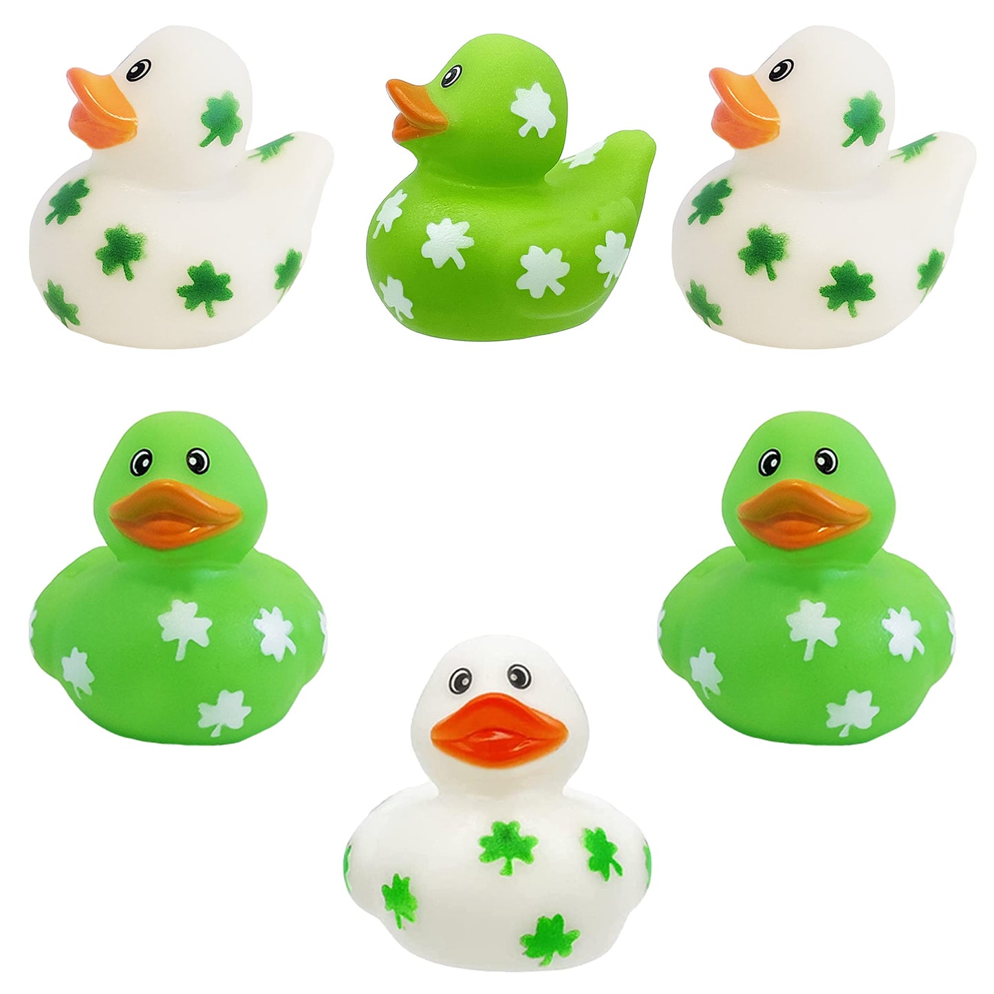 St. Patrick's Shamrock Rubber Duck 12-Pack – Pirate Bath Toys
