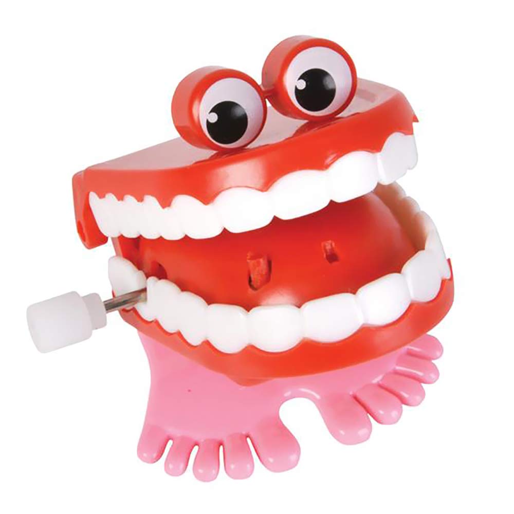The Dreidel Company Wind Up Teeth Chomping & Chattering Teeth – 1.75-Inch, 6-Pack