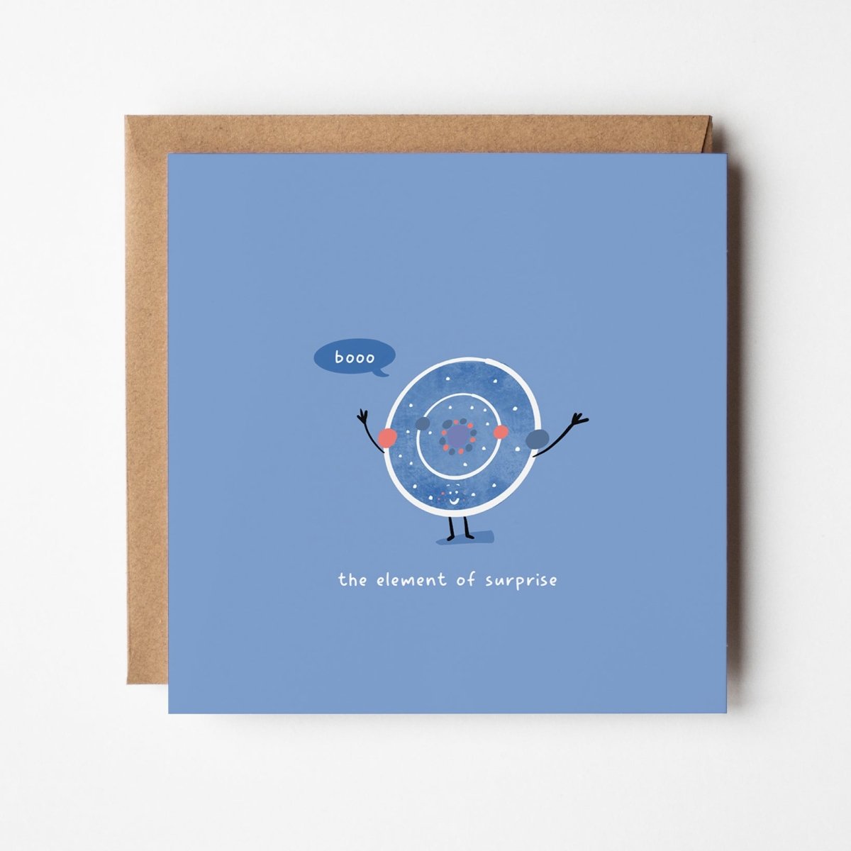 Kawaii Science Card - Cute Periodic Table Greeting Card | STEM Teacher Gift