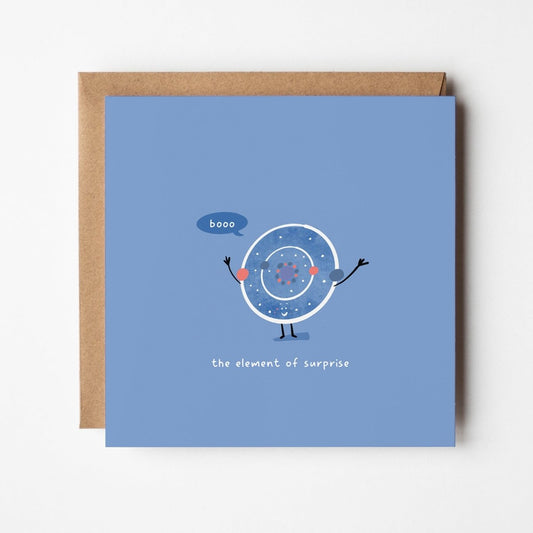Kawaii Science Card - Cute Periodic Table Greeting Card | STEM Teacher Gift