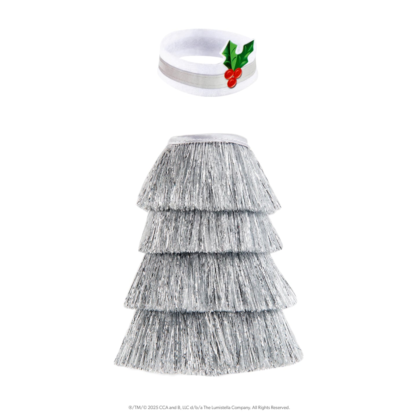The Elf on the Shelf Claus Couture Tiny Tinsel Dress – Dazzling Vintage Elf Outfit
