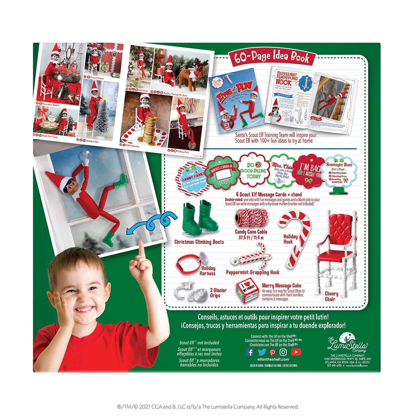 The Elf on the Shelf Elves at Play Kit: 60-Page Guide, 100+ Quick Ideas, and 15 Scout Elf Tools