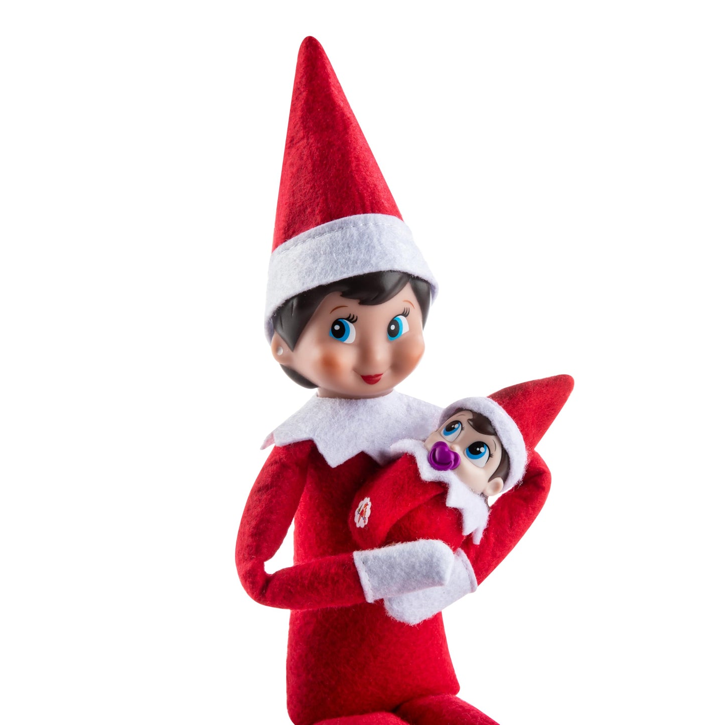 The Elf on the Shelf Frost Pips Mini Blooms Elf Baby Girl with Blue Eyes – Frost Flower Cradle Included