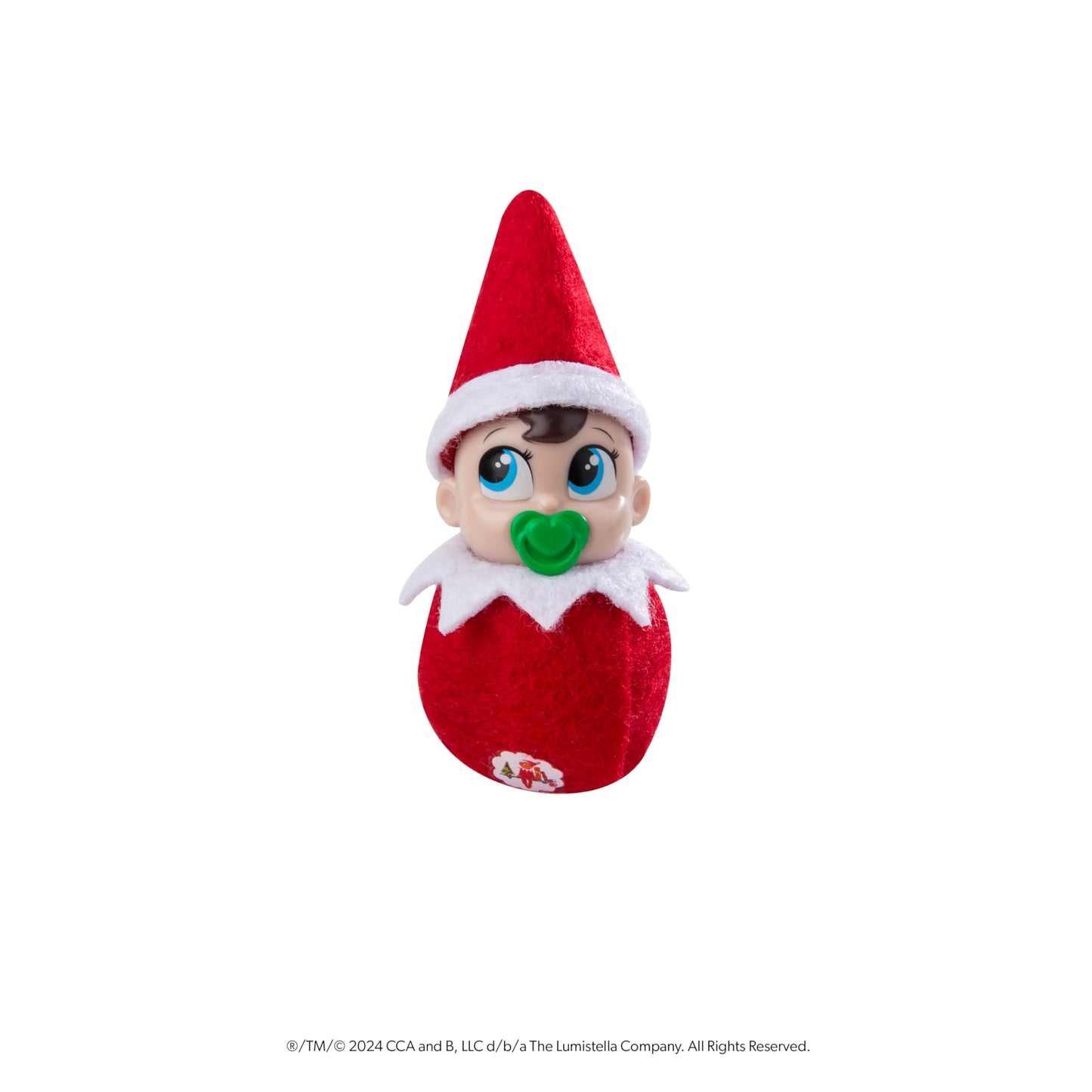 The Elf on the Shelf Frost Pips Mini Blooms Elf Baby Boy with Blue Eyes – Frost Flower Cradle