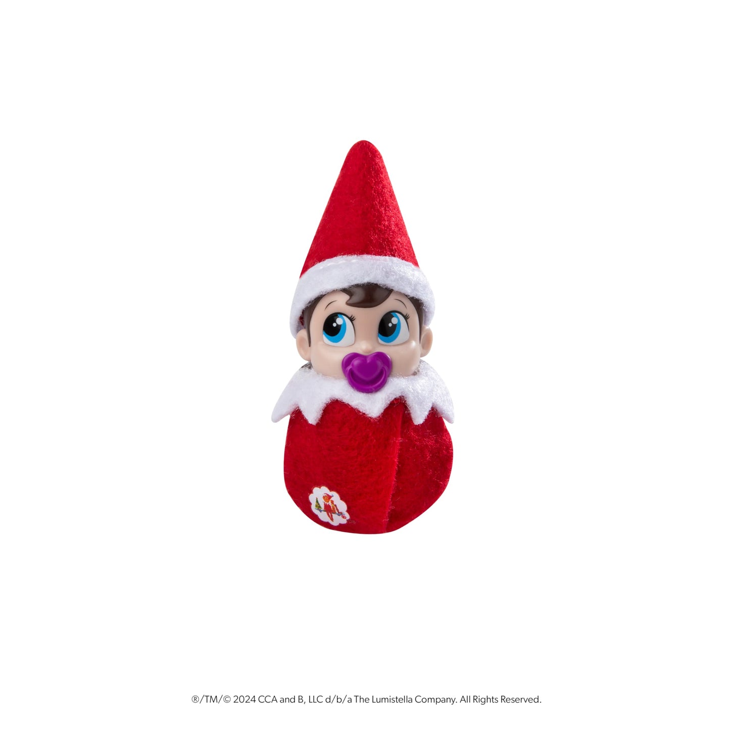 The Elf on the Shelf Frost Pips Mini Blooms Elf Baby Girl with Blue Eyes – Frost Flower Cradle Included
